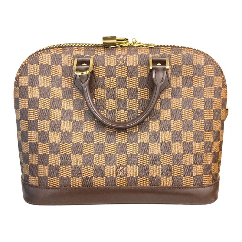 ルイ・ヴィトン LOUIS VUITTON アルマ N51131 ブラウン ダミエ ハンドバッグ レディース 中古_画像1