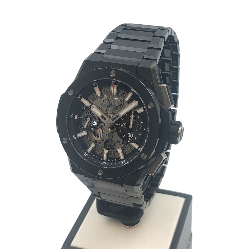  Hublot HUBLOT большой * van Inte серый tedo черный Magic 451.CX.1170.CX черный керамика наручные часы мужской б/у 