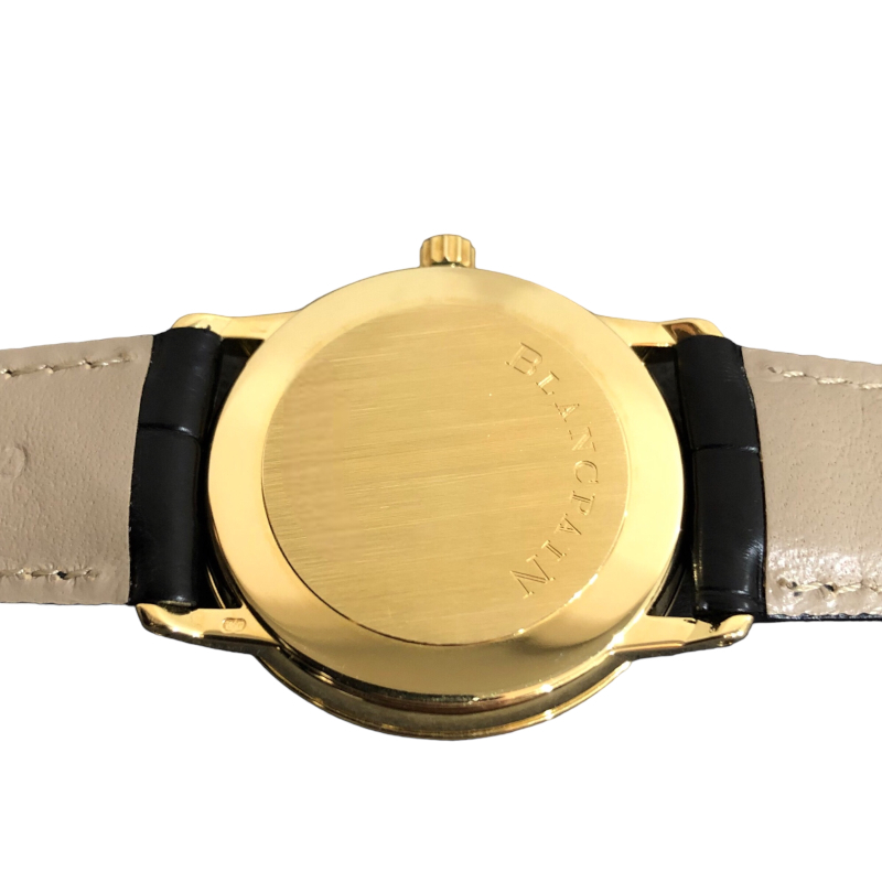 Blancpain BLANCPAIN vi rure2BLP01-00051 черный K18 желтое золото K18 желтое золото наручные часы мужской б/у 