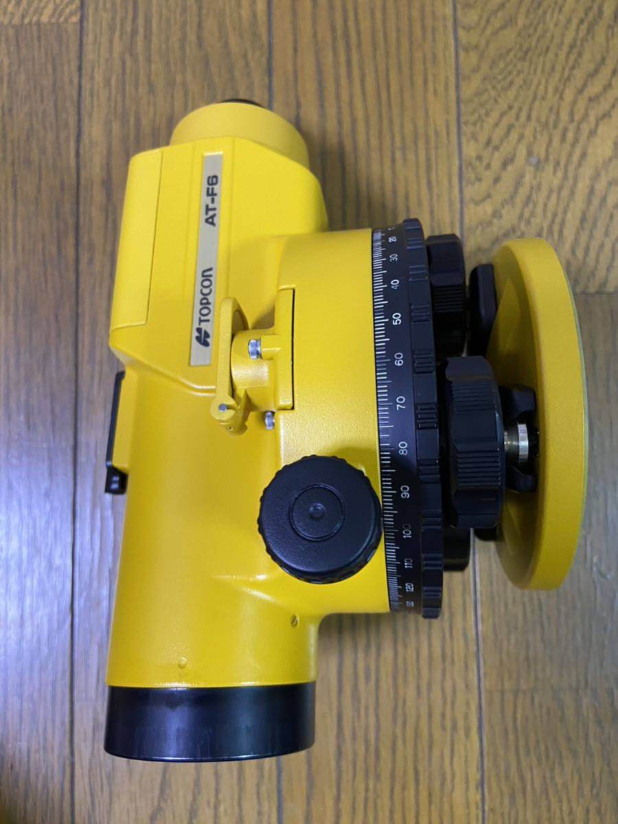 ★測量ＴＯＰＣＯＮ☆トプコン（自動）オ－トレベル AT-F6 測量機器 建築 本職 土木 現場 土地 望遠鏡 未使用保管品？★1013_画像3