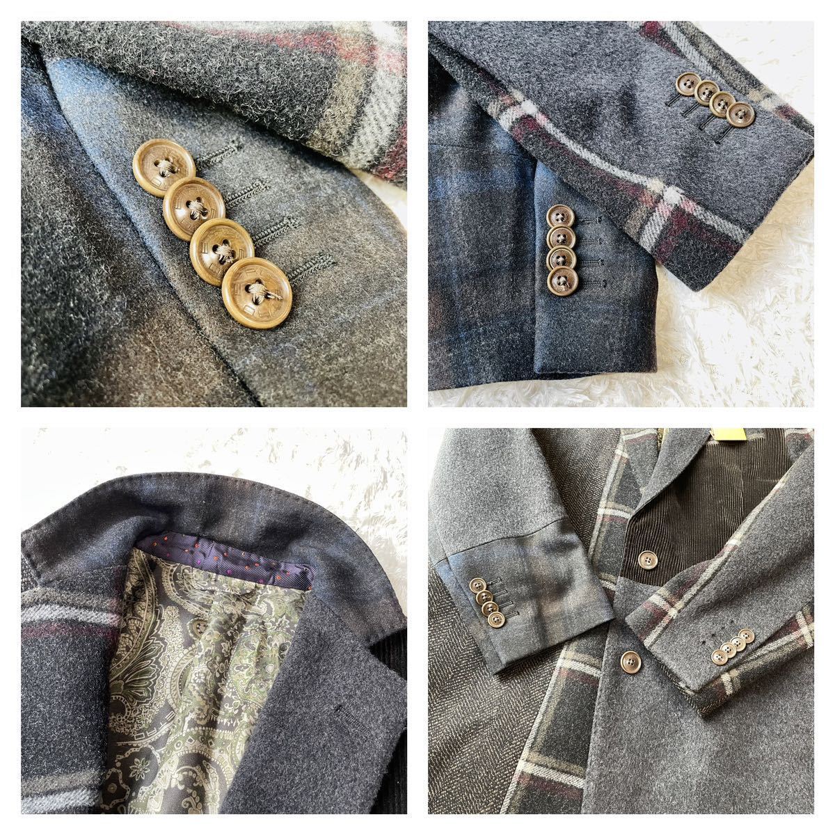 新品◇定価55万円!希少XLサイズ!エトロ ETRO チェスターコート
