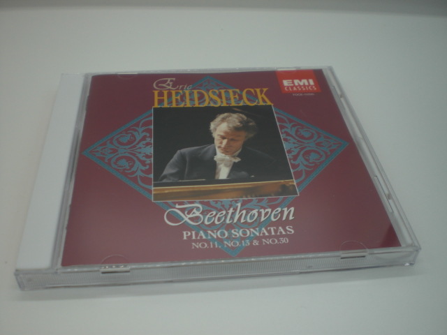 1CD　ベートーヴェン：ピアノ・ソナタ第11・13・30番　ハイドシェック（ピアノ）　1967－72年　国内盤　上中_画像1