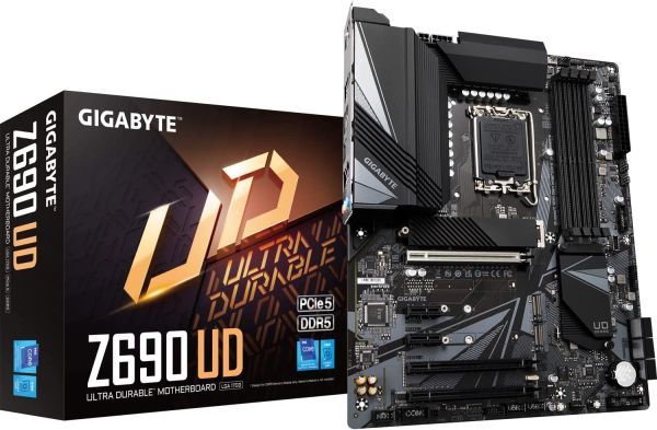 GIGABYTE Z690 UD Intel Z690 ULTRA DURABLE ATX マザーボード_画像1