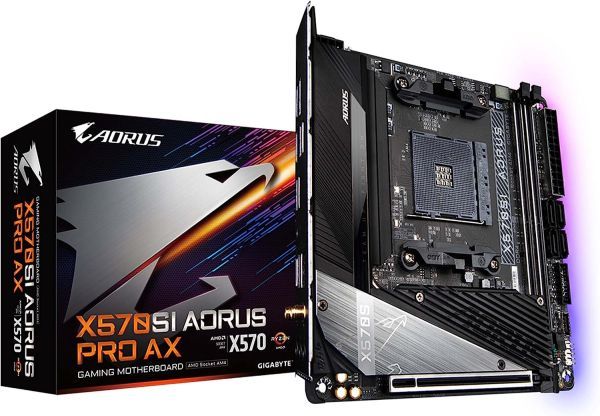 GIGABYTE X570SI AORUS PRO AX AMD X570 チップセット Mini-ITX マザーボード_画像1