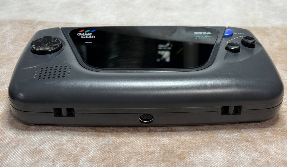 [ Junk ]SEGA Game Gear GG Mod Ver4.0(VGA cable attaching ) liquid crystal exchange, body, power supply, amplifier basis board condenser replaced 