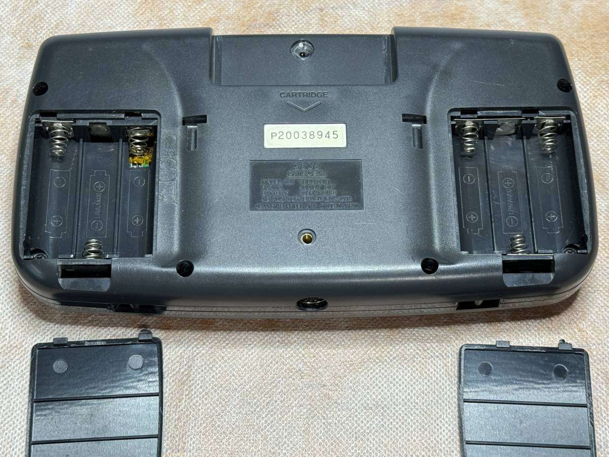 [ Junk ]SEGA Game Gear GG Mod Ver4.0(VGA cable attaching ) liquid crystal exchange, body, power supply, amplifier basis board condenser replaced 