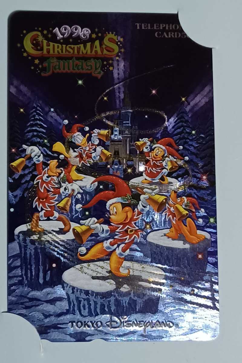 ** Disney 1998 год Рождество фэнтези картон есть не использовался телефонная карточка 