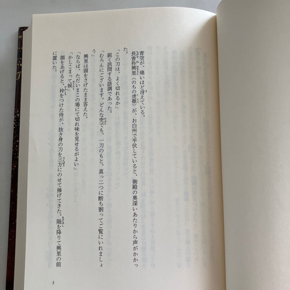 ☆送料無料☆ いっしん虎徹 山本兼一 文藝春秋 初版 ♪GM619_画像5