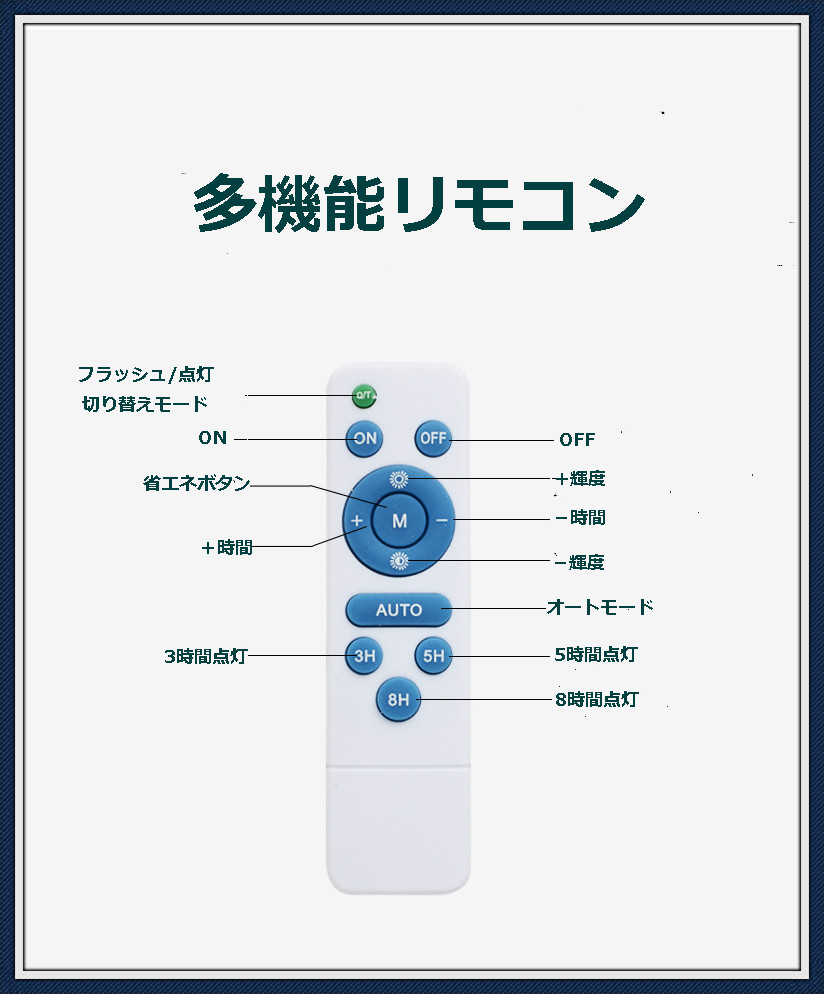 送無料！期間限定！超大容量外灯ソーラーLED街灯ー2248LED 700W相当 防水 配線工事不要 自動点灯・消灯－防犯 駐車場 玄関 庭などに最敵_画像8