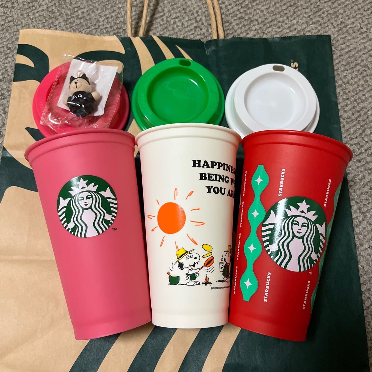 スターバックス リユーザブルカップ いろいろ3点セット 2023 スターバックス リユーザブルカップ いろいろ3点セット 2023