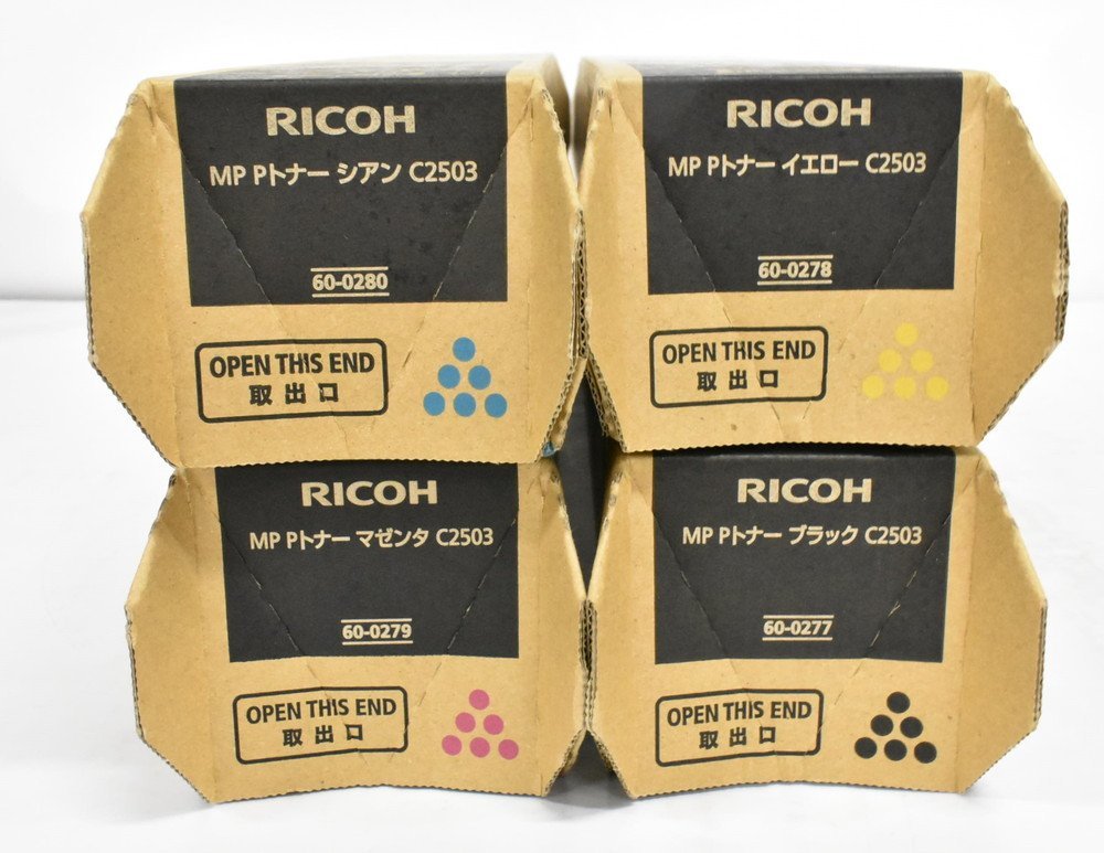 満点の リコー 未使用 純正 08P2776-17 RICOH 4色（シアン・マゼンタ