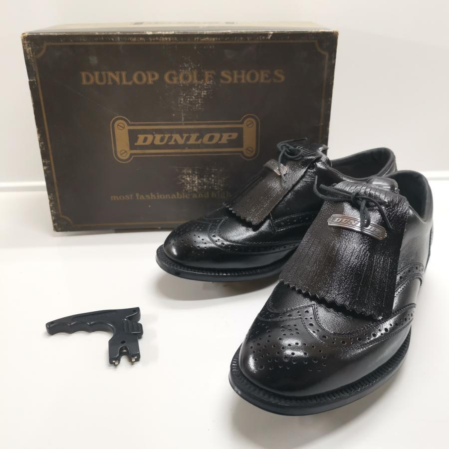 送料無料 DUNLOP ダンロップ ゴルフシューズ マックスペーサー S-5312 ブラック 黒 25cm メンズ 靴 ゴルフ用品#10401