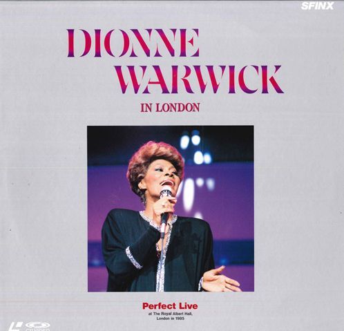 LASERDISC Dionne Warwick Perfect Live At Royal Albert SM0605605 SFINX Japan /00600の画像1