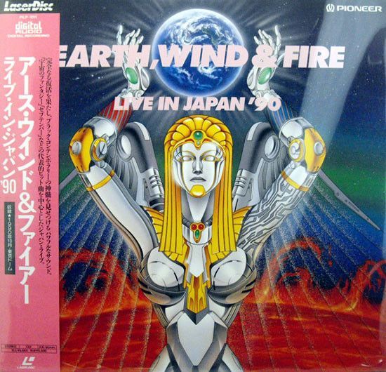 Laserdisc Earth, Wind &amp; Fire Live в Японии 90 Pilp1011 Pioneer /00600