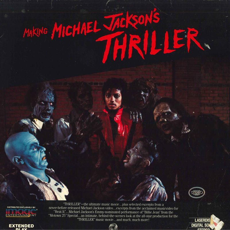 米LASERDISC Michael Jackson Making Michael Jacksons Thriller IDVL1000D IMAGE ENTERTAINMENT /00600_画像1