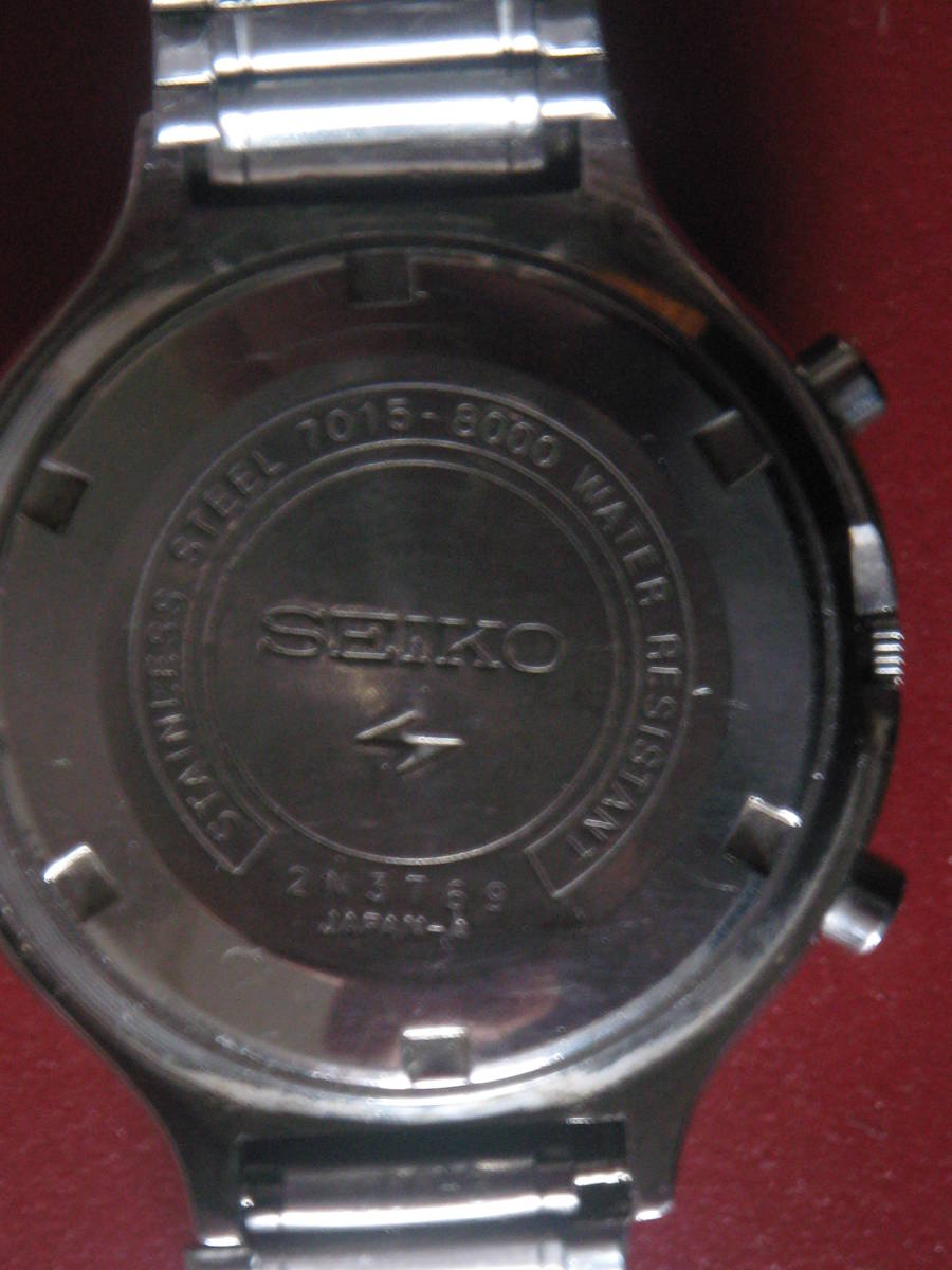 SEIKO セイコー5スポーツ スピードタイマー 自動巻 REF 7015-8000