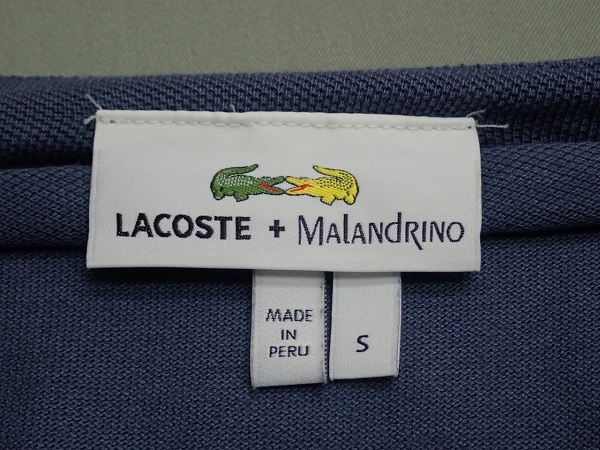 LACOSTE×malandrino ワンピース・S◆ラコステ マランドリーノ/鹿の子地/@A1/23*5*2-30_画像9