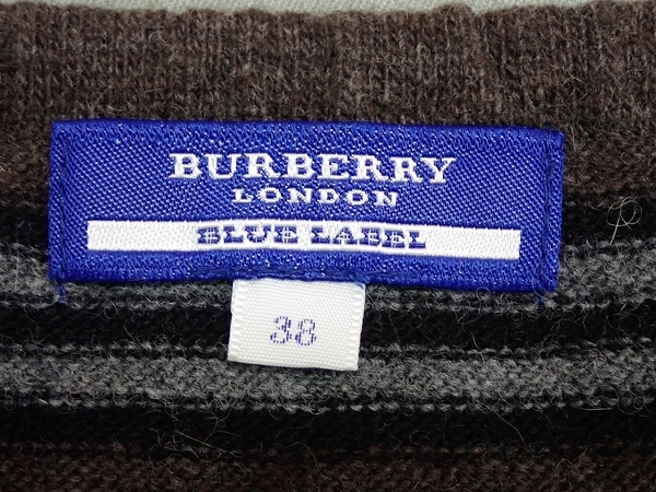 BURBERRY ブルーレーベル ニット・38□バーバリー/セーター/22*11*2-21_画像9