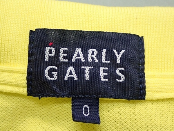 送料無料 PEARLY GATES ポロシャツ・0◆パーリーゲイツ/ゴルフ/グラデーション/鹿の子/21*7*2-19_画像10