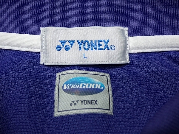 送料無料 YONEX ベリークール ポロシャツ・L◆ヨネックス/プリーツ/ドライ/テニス バドミントン/21*6*3-2_画像7