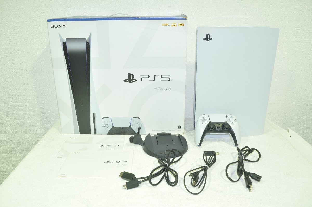 1円スタート】埼玉発 SONY PS5 CFI-1000A 825GB コントローラー付属 MM S-