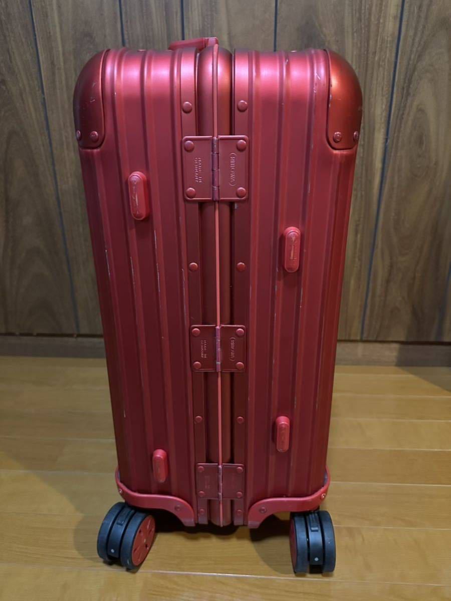 2018SS Supremeシュプリーム　45l Topas Multiwheel RIMOWAリモワ トランクケース キャリー トローリー赤REDレッド　18SS春夏_画像5