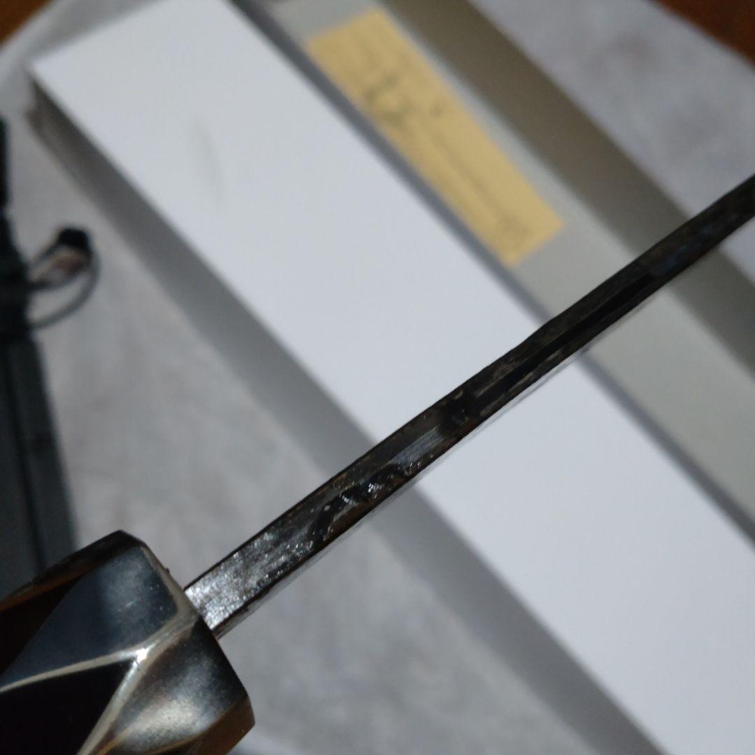 キャンプ仕様 レッドオルカ 試作 甲伏せ造り 黒錆加工 剣鉈 ナイフ