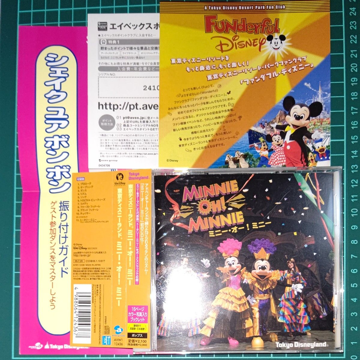 ディズニーランド ミニーオーミニー CD Disney land Minnie oh! Minnie 振り付けガイド