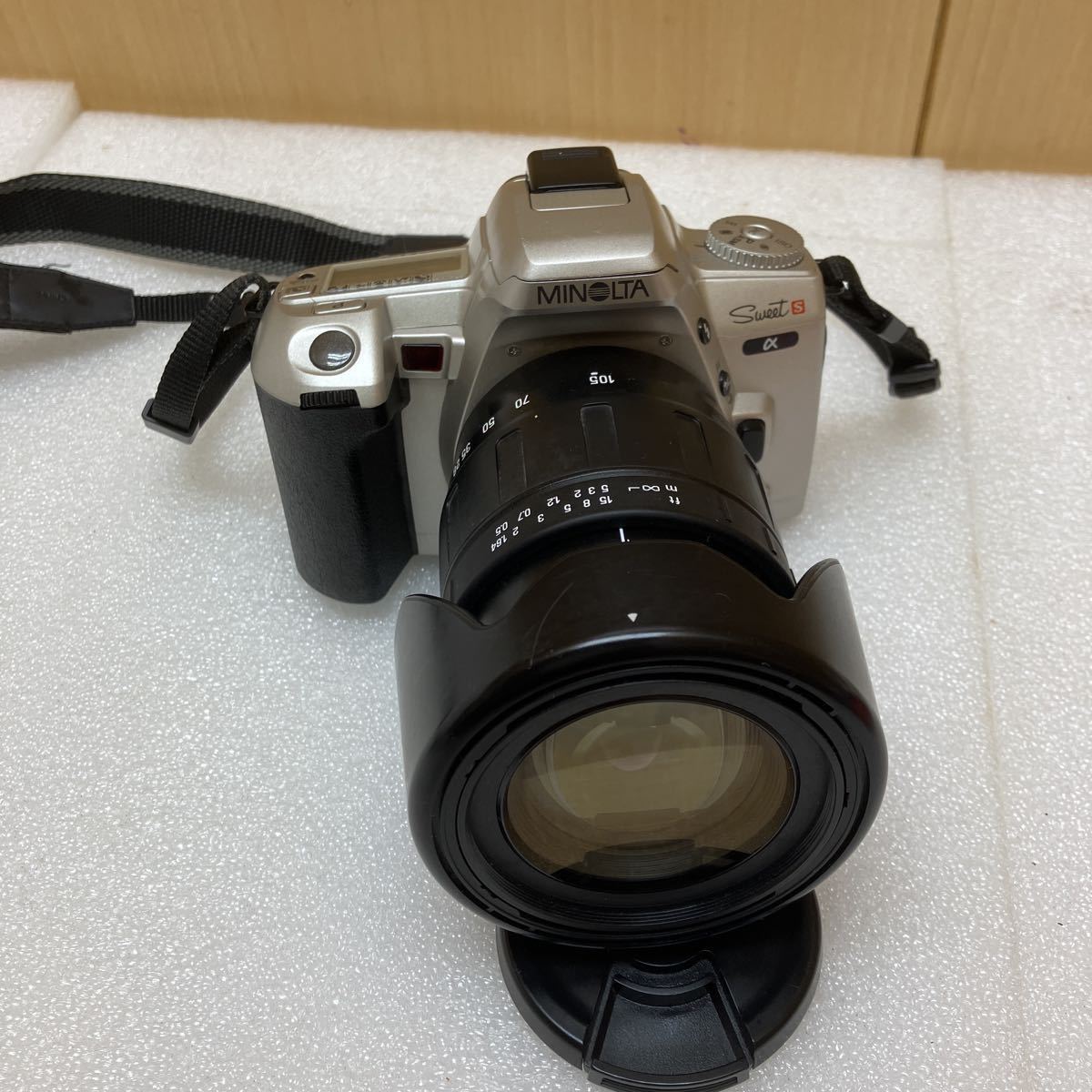 XL8803 *良品* ◆MINOLTA α Sweet S ミノルタ 一眼レフカメラ フィルムカメラシャッターok フラッシュok_画像1