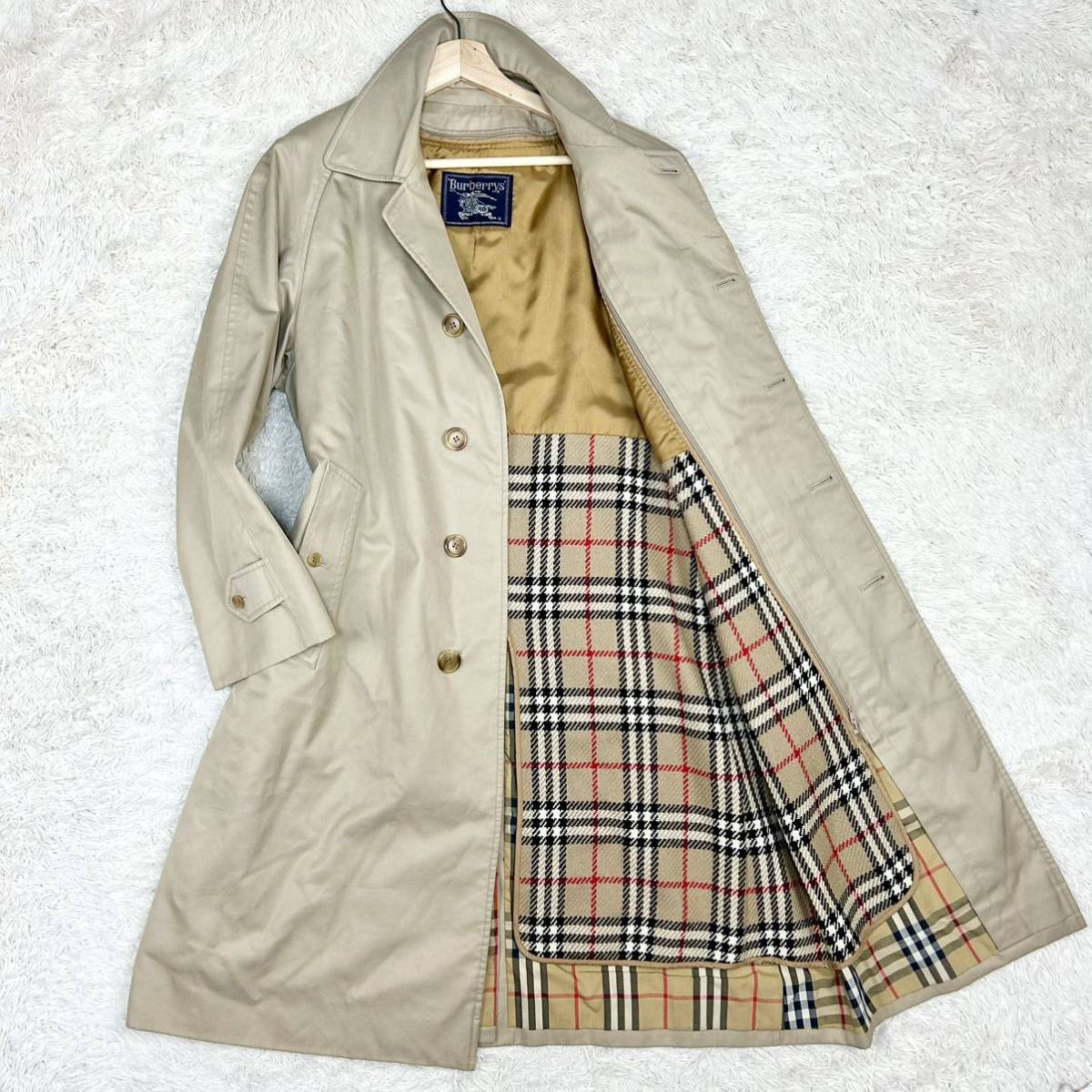 最新 ロングコート ステンカラーコート メンズ バーバリー BURBERRY