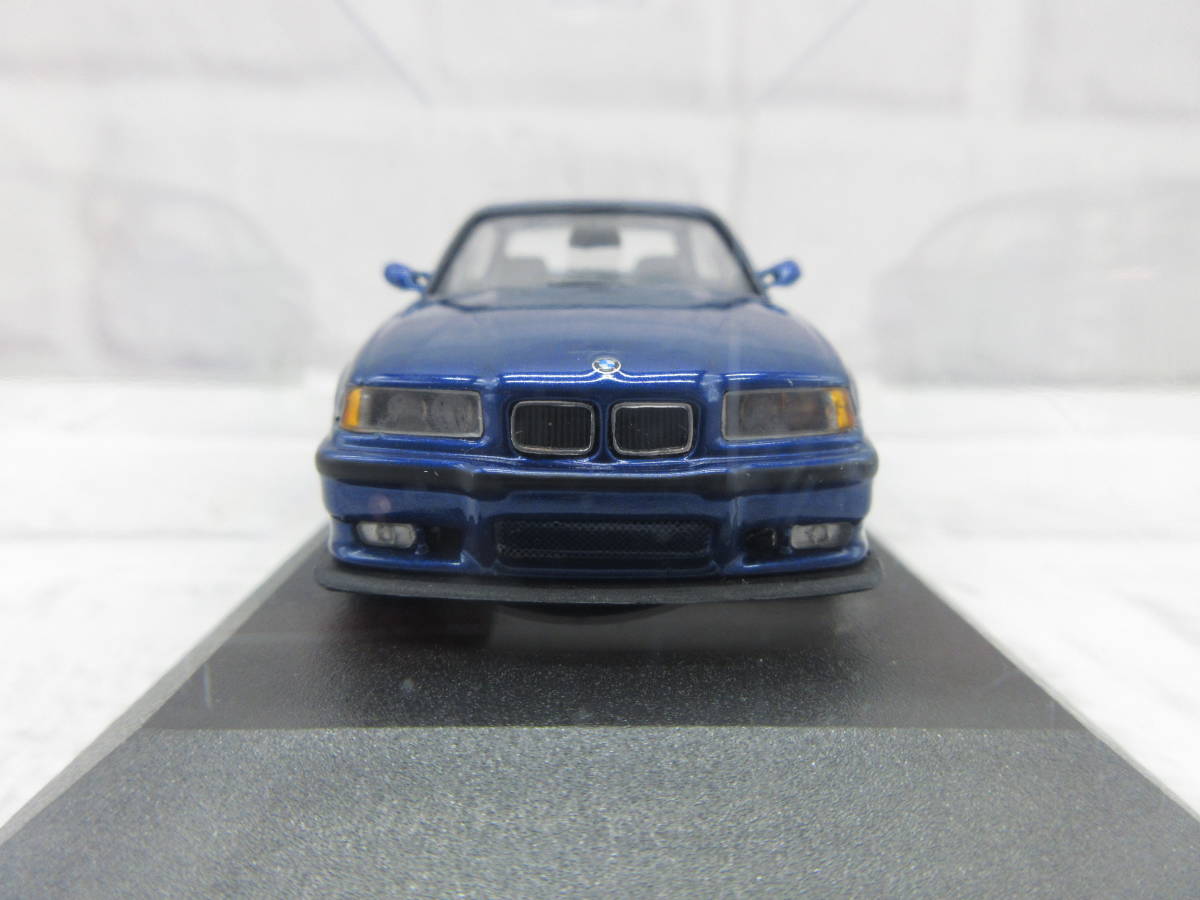 ミニカー　1/43　ミニチャンプス　BMW　M3　E36　ブルーメタリック　Avus Blue　モデルカー_画像3