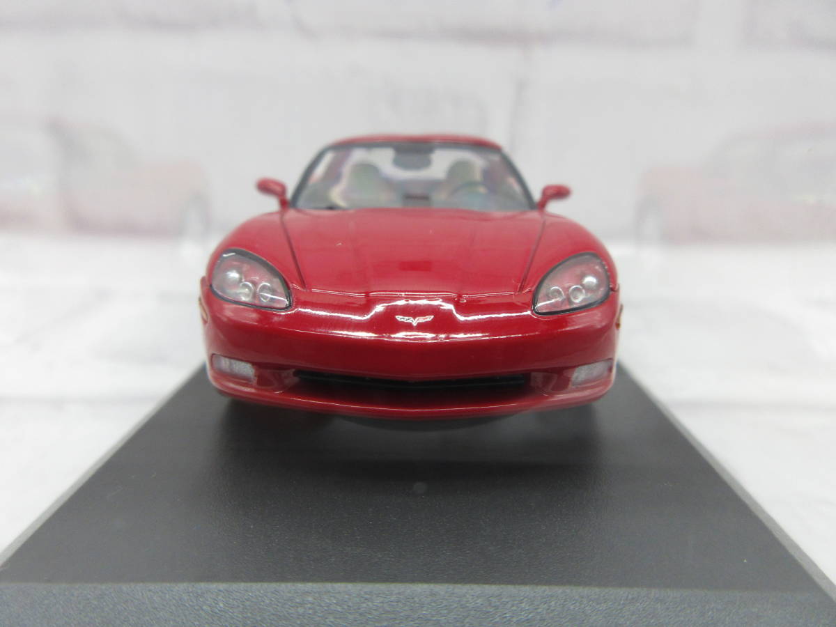 ミニカー　1/43　ノレブ　コルベット　C6　2005　レッド　ディーラー正規品　モデルカー_画像4