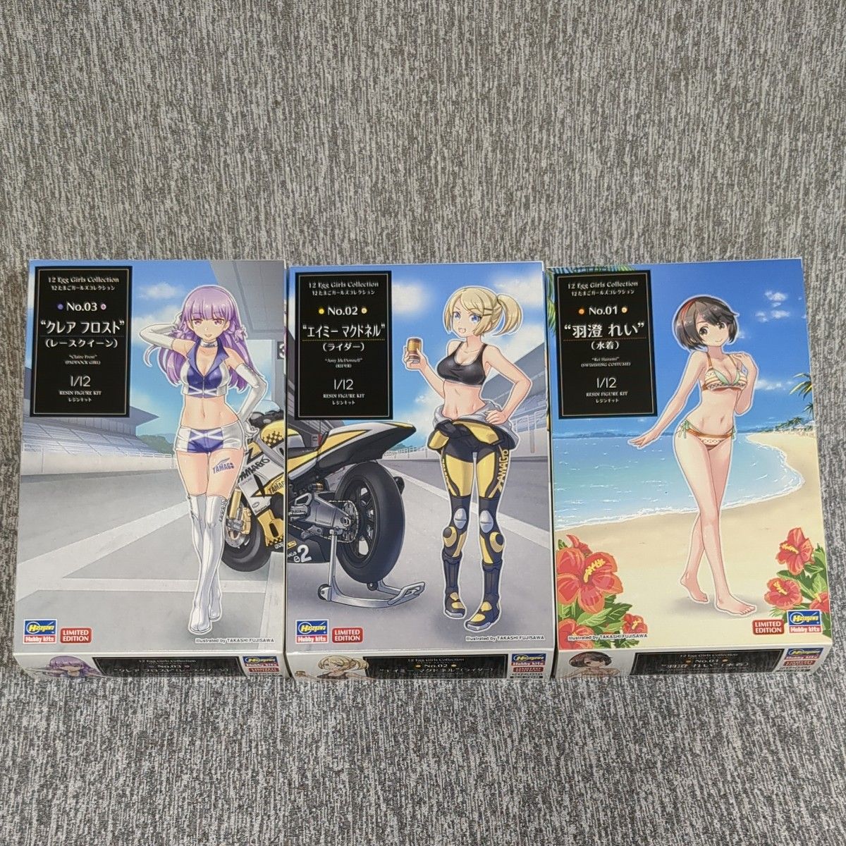 たまごガールズ  レジンフィギュア  ３個セット