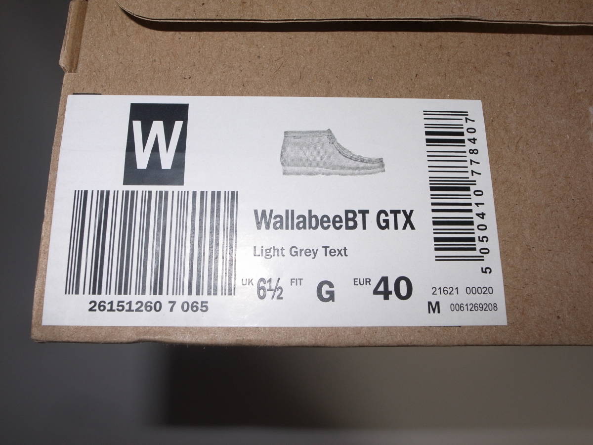 Clarks Originals クラークス Wallabee Boot GTX ワラビー ブーツ ゴアテックス grey UK6.5 24.5cm_画像2