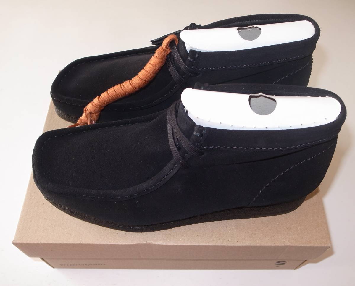 Clarks Originals クラークス WALLABEE BOOT ワラビー ブーツ black UK7.5 25.5cm_画像1