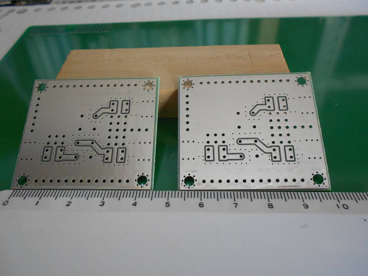 DBM 基板 ダブルバランスドミキサ ( Mini-Circuits 仕様 )ガラスエポキシ両面2層 ( 穴空きタイプ )厚さ1mm 2枚セット 自作品 ジャンク品_画像3