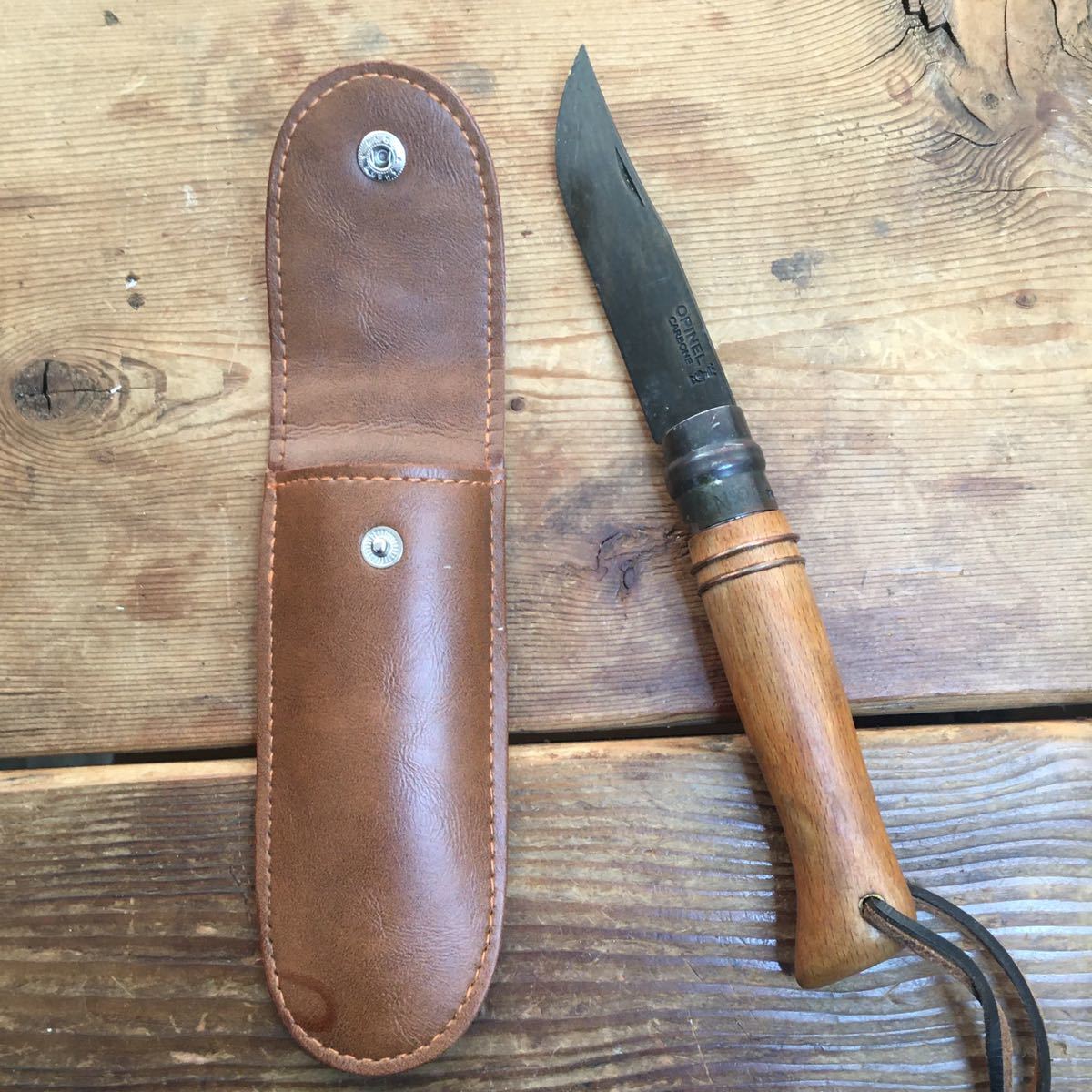 ★ オピネル OPINEL ナイフ レザーケース ★ 新品未使用_画像1