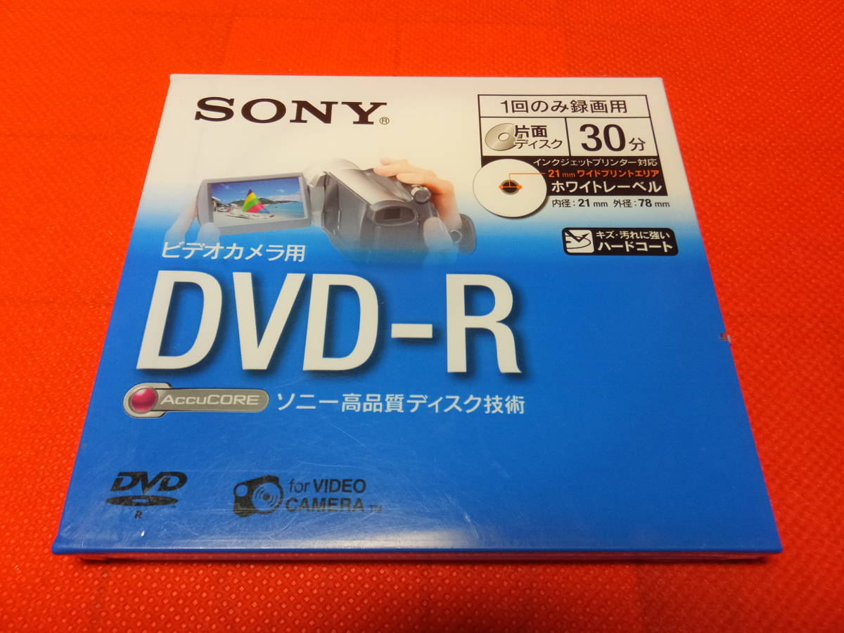 SONY Sony video camera for DVD-R one side disk 30 minute DMR30AP film unopened 