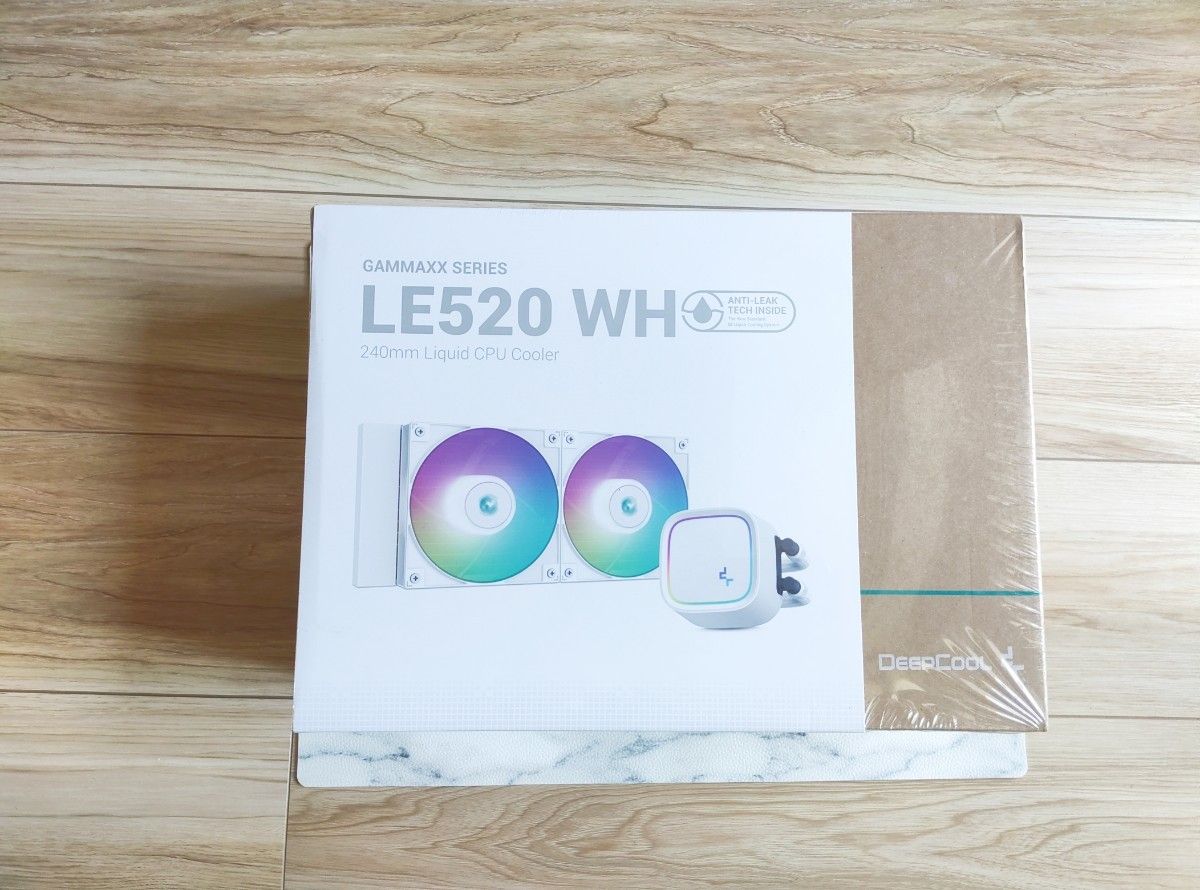 DEEPCOOL LE520WHホワイト高性能簡易水冷 CPUクーラー240MM