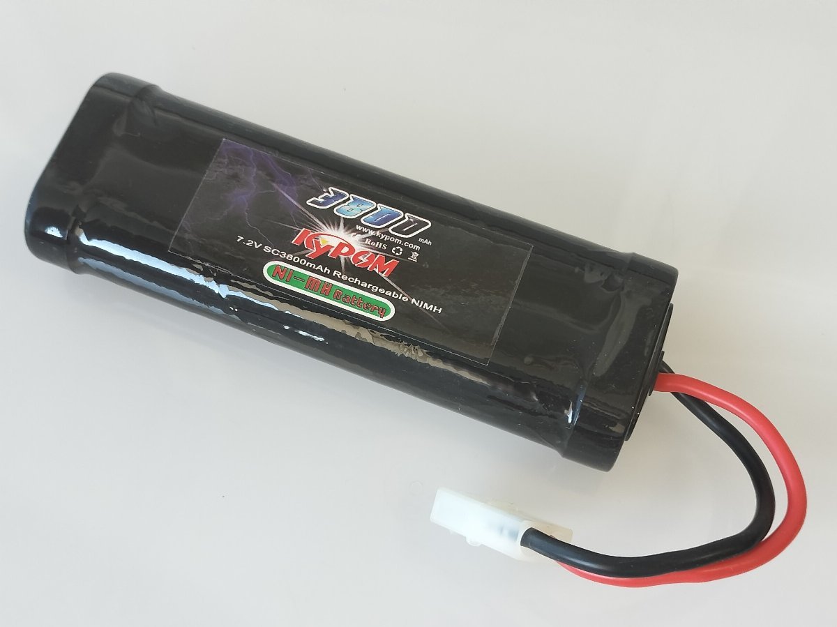 Kypom 7.2V 3800mAh ニッケル水素 バッテリー SC★ タミヤ型 コネクター_画像2