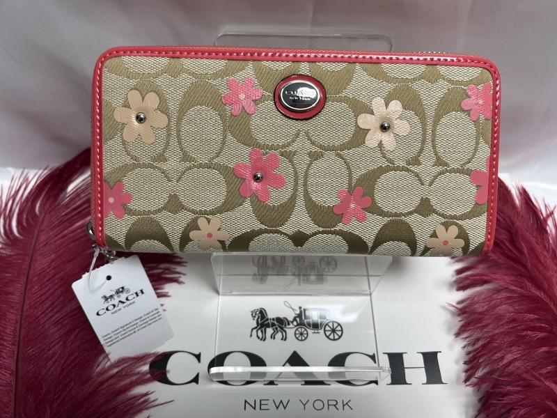 コーチ COACH 長財布 財布 シグネチャー アコーディオジップ