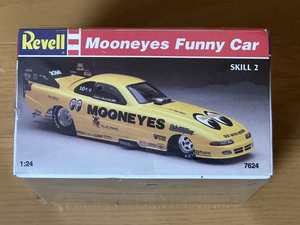 Revell 1/24 moon eyes funny car ムーンアイズ ファニーカー 岡崎ケンジ kenji okazaki 未開封 ドラッグカー jim dunn racingの画像2