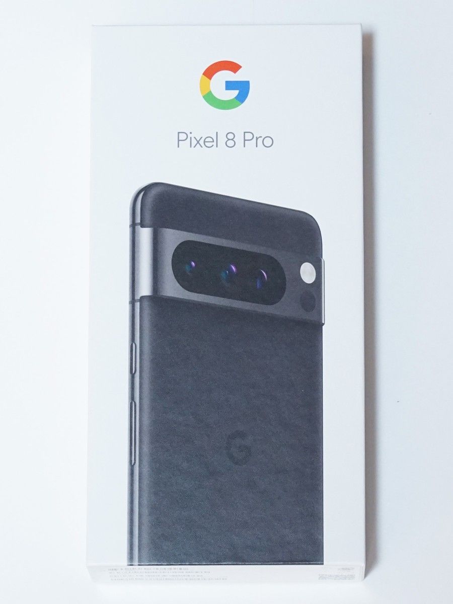 新品未開封 Google Pixel 8 Pro 128GB Obsidian ポーチ ピンバッジ付