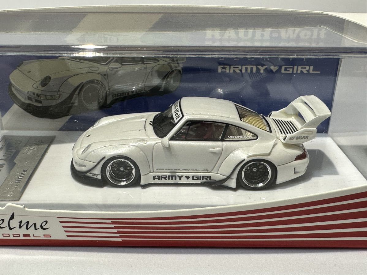 ★激レア★ Fuelme 1/64 Porsche RWB 993 Army Girl RAUH-Welt BEGRIFFラウヴェルトべグリフ ポルシェ _画像10