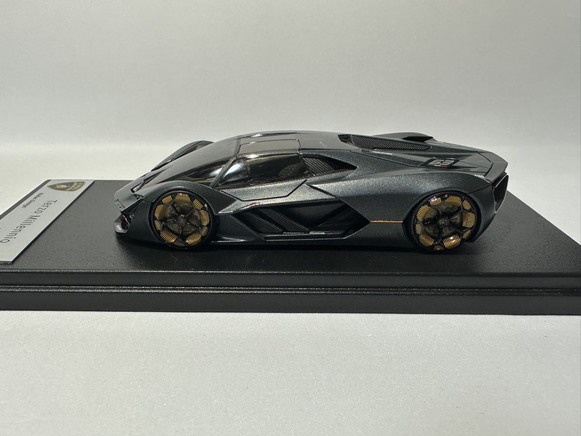 1/43 LS487 Looksmart Lamborghini Terzo Millennio Matte Greyランボルギーニ テルツォミッレニオ マットグレー ルックスマート_画像3