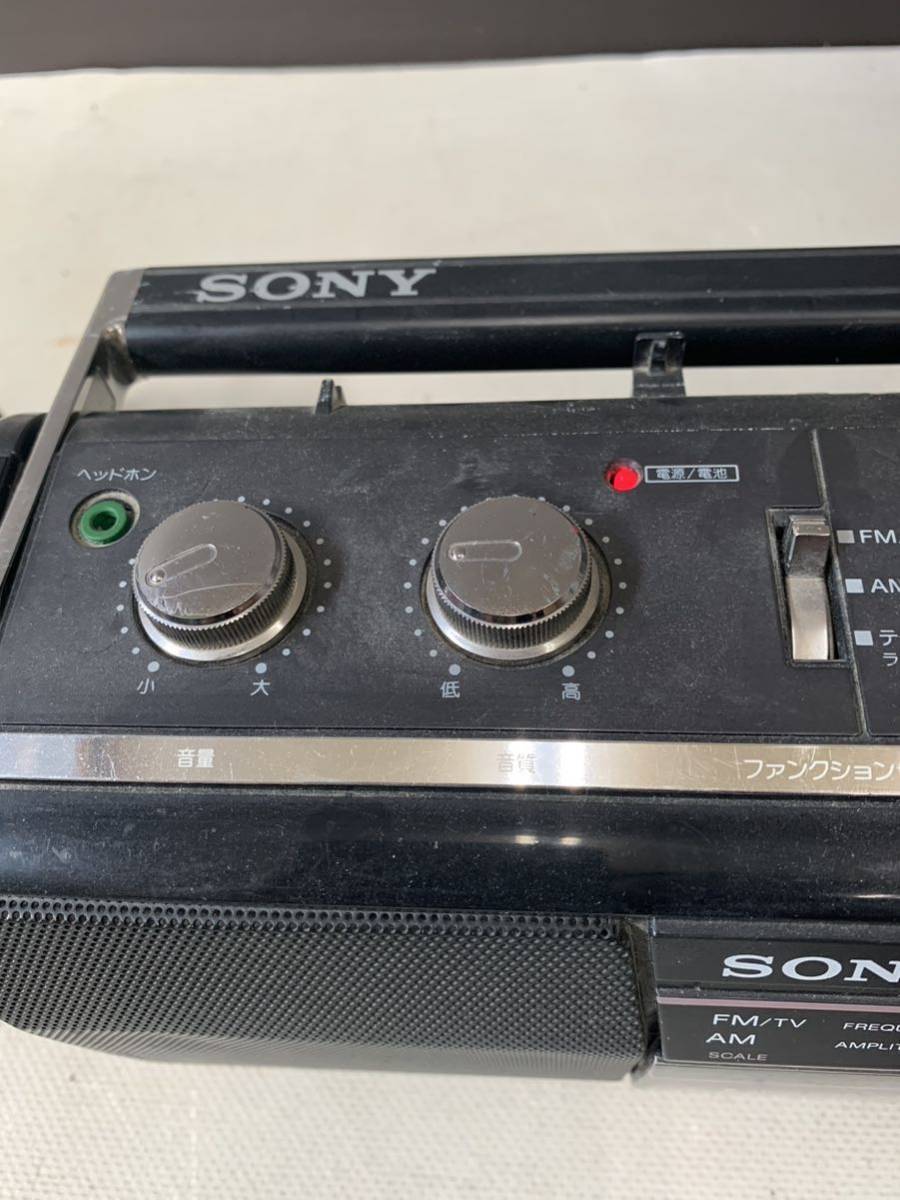 WA409　SONY ソニー　CFS-E20 ラジオ　AM/FM ラジカセ　カセット　_画像2