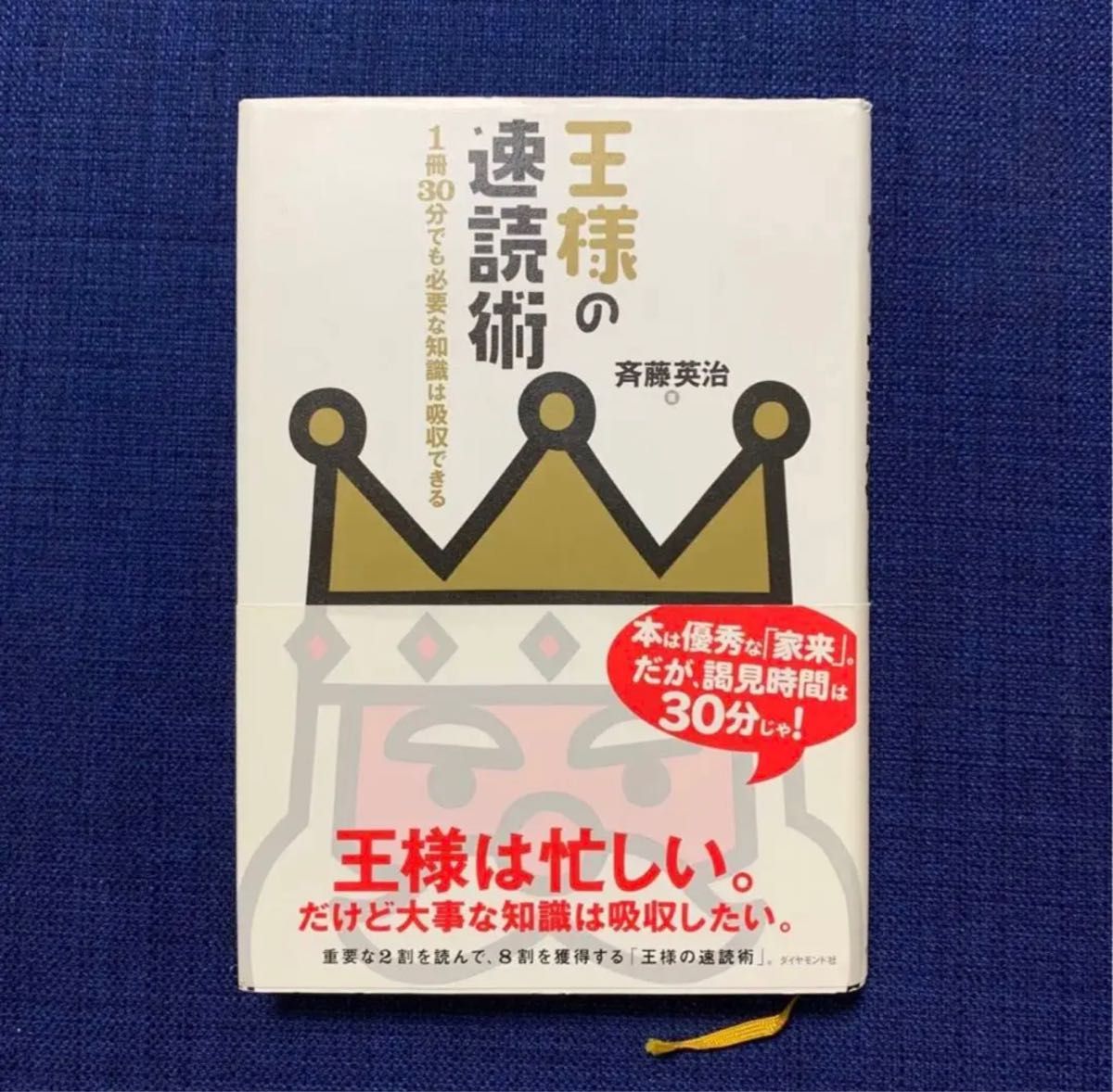 王様の速読術 : 1冊30分でも必要な知識は吸収できる　斉藤 英治