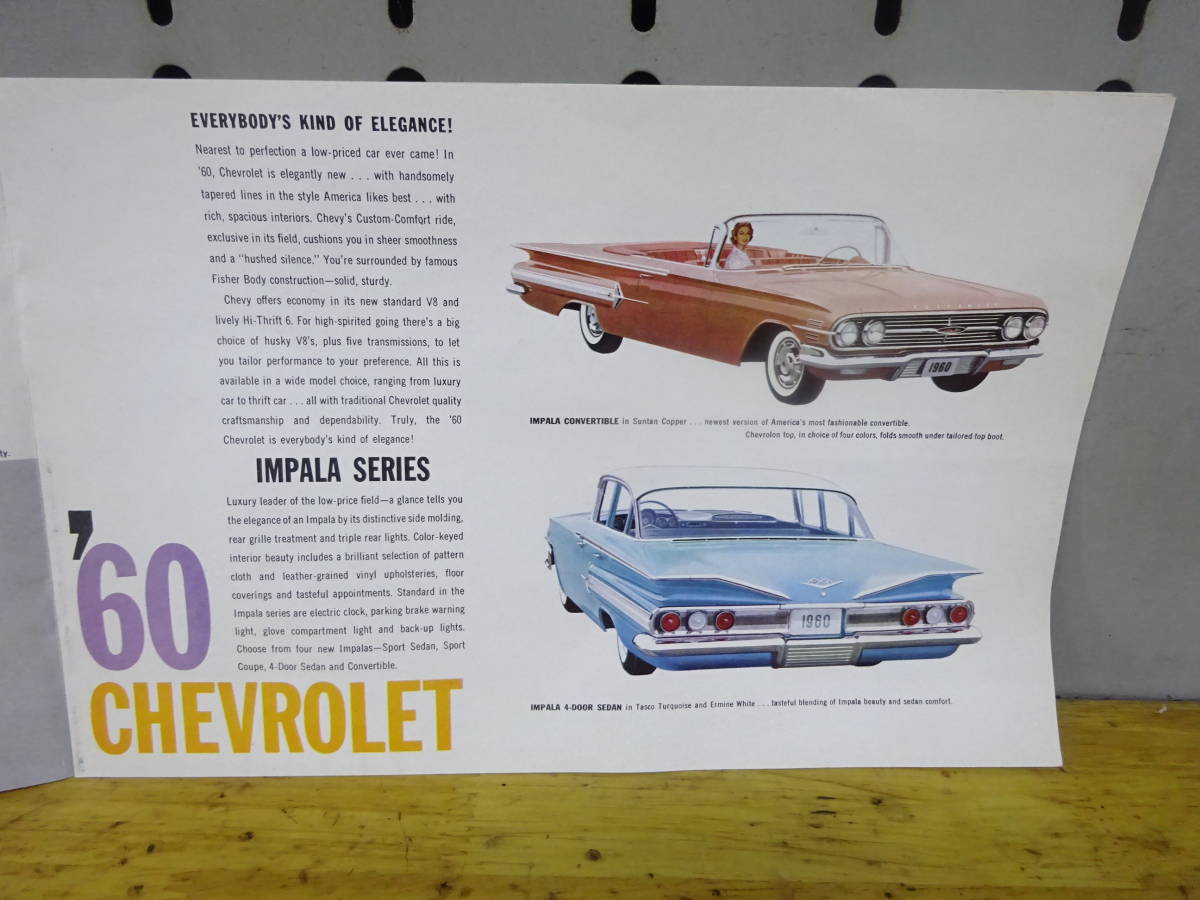 CHEVROLET IMPALA 1960y CATALOG Chevrolet Impala 1960y catalog Chevy