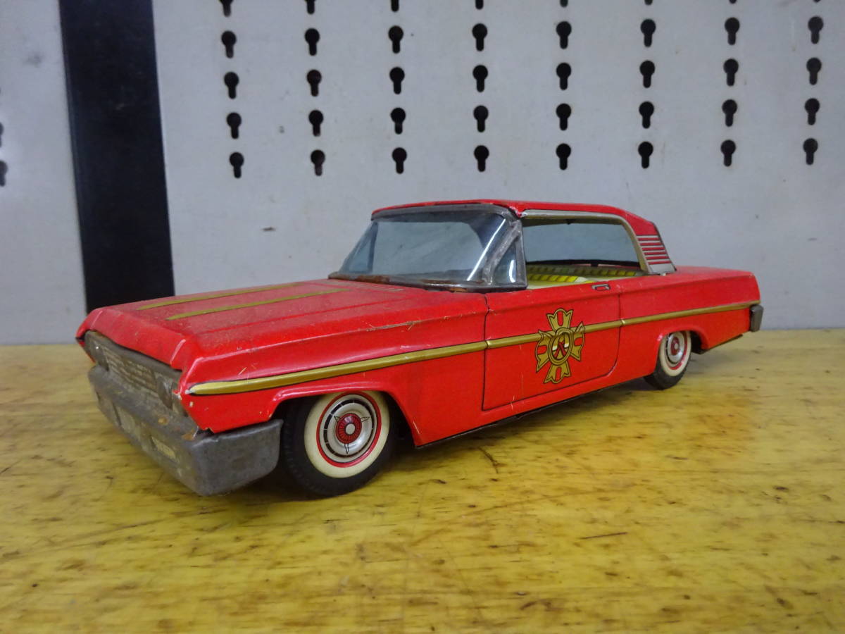 CHEVROLET IMPALA EMERGENCY CAR FIRE CHIEF シボレー インパラ 1962y 廃盤 当時物 激レア 絶版 A-②_画像1