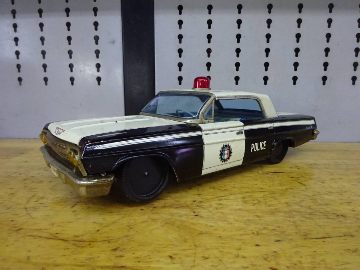 CHEVROLET IMPALA POLICE CAR シボレー インパラ 1962y ビンテージ 美品 当時物 激レア 絶版 62yインパラ 特大インパラ_画像1